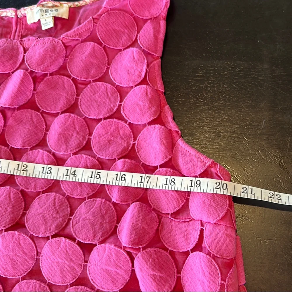 Umgee Pink Textured Mini Dress - Picture 5 of 6